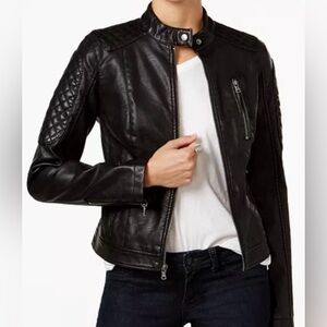 Levi's Women's Quilted Faux Leather Jacket